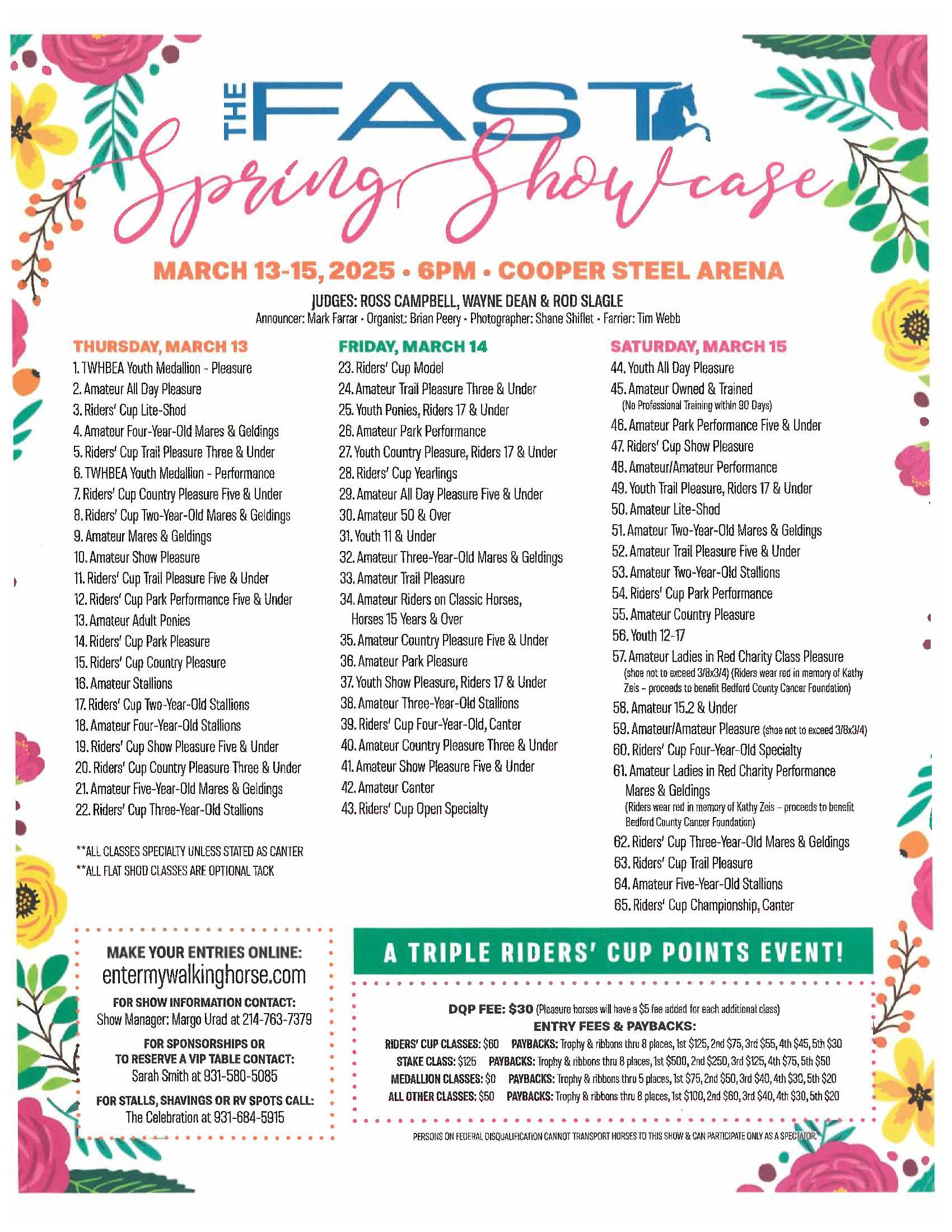 FAST Spring Showcase